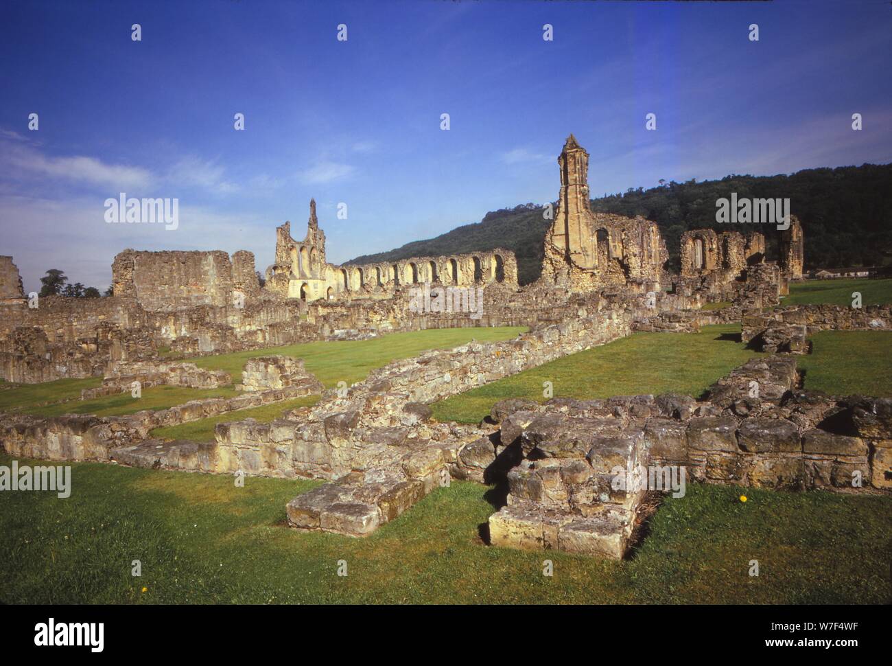 Byland Abbey, Yorkshire, 20e siècle. Artiste : CM Dixon. Banque D'Images