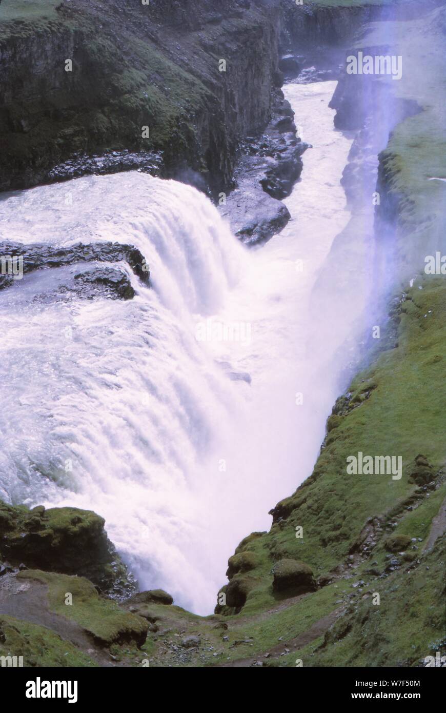 Gullfoss, l'Islande, 20e siècle. Artiste : CM Dixon. Banque D'Images