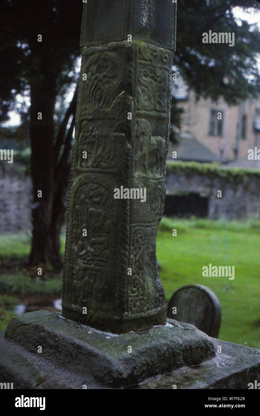 Croix de l'arbre à Walton, près de Lancaster, Angleterre, 20e siècle. Artiste : CM Dixon. Banque D'Images