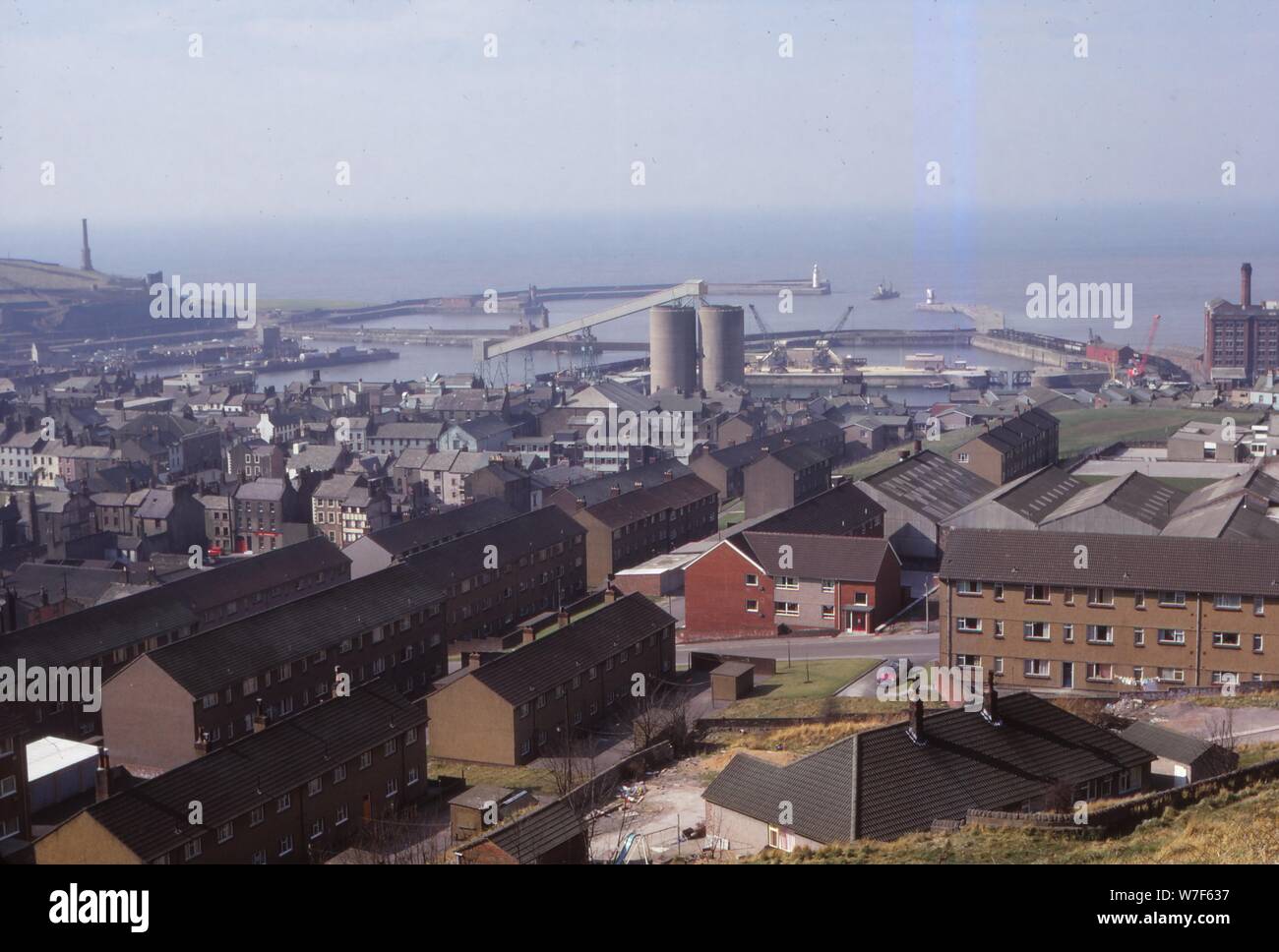 Whitehaven, port de l'Orient, Cumberland, 20e siècle. Artiste : CM Dixon. Banque D'Images