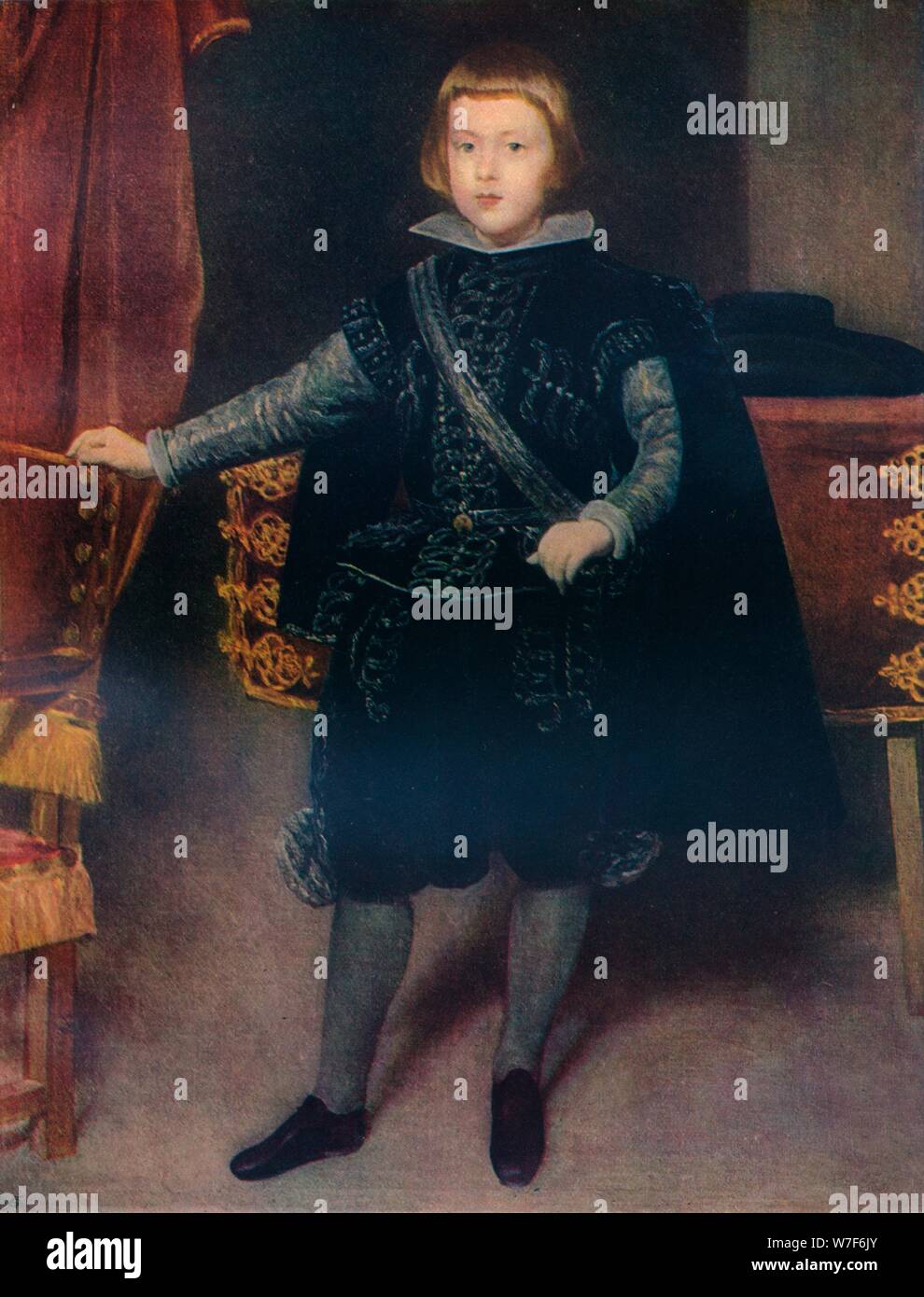 'Enfant Baltasar Carlos (1629-1646)', 1639 (c1927). Artiste : Diego Velasquez. Banque D'Images