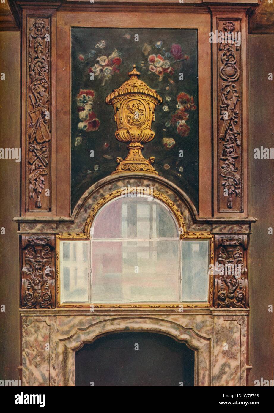 Antelpiece «', 18e siècle, (1910). Artiste : Daniel Marot. Banque D'Images