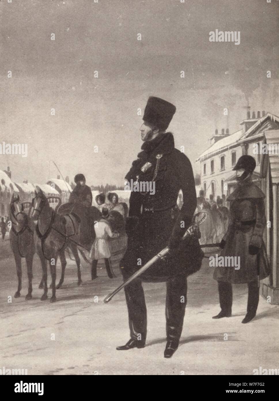 '60e (King's Royal Rifles) Corps robe d'hiver, le Canada', c1820-1870, (1909). Artiste : John Harris Junior. Banque D'Images