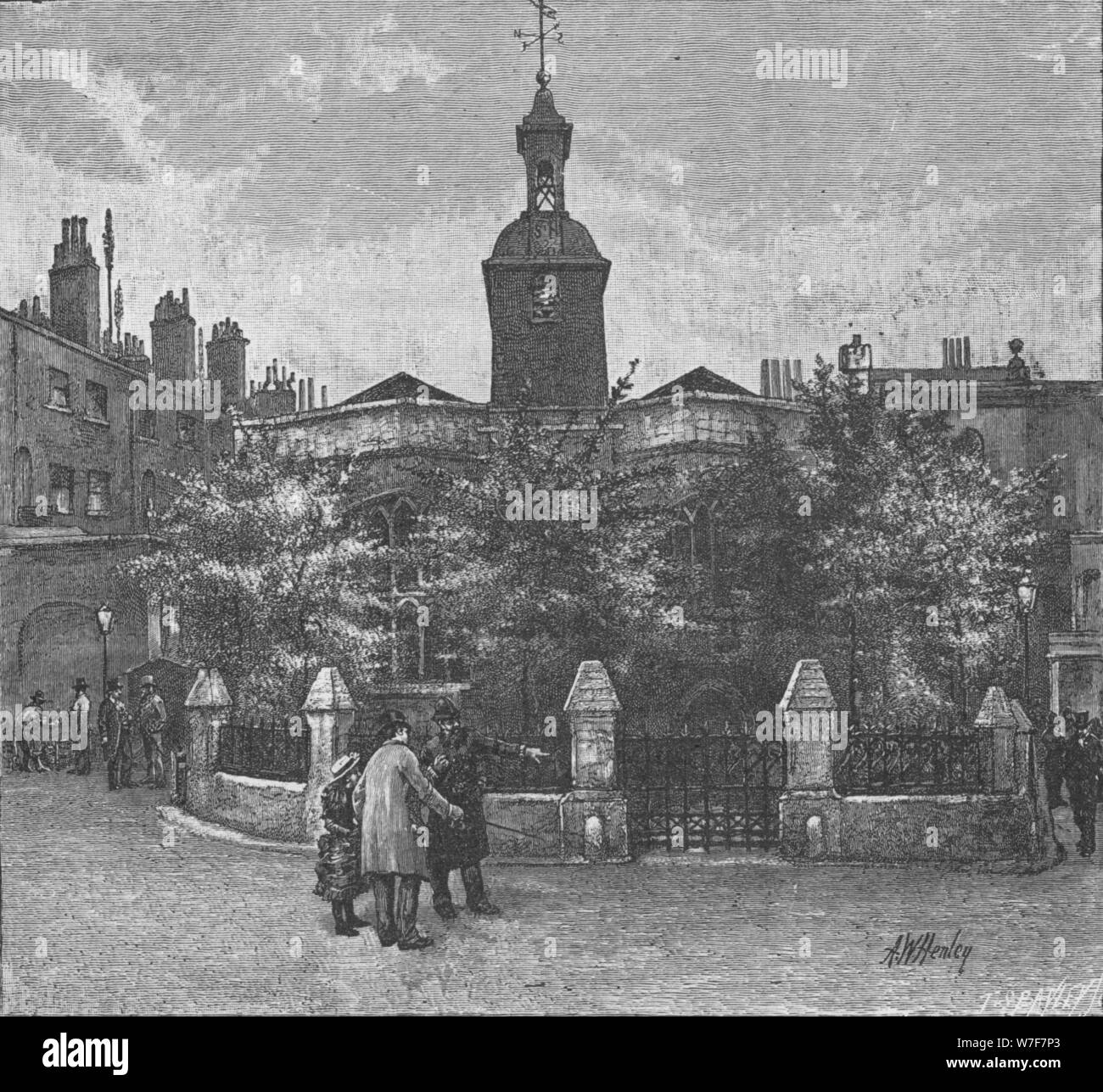 'St. Helen's', 1890. Artiste : UN W Henley. Banque D'Images