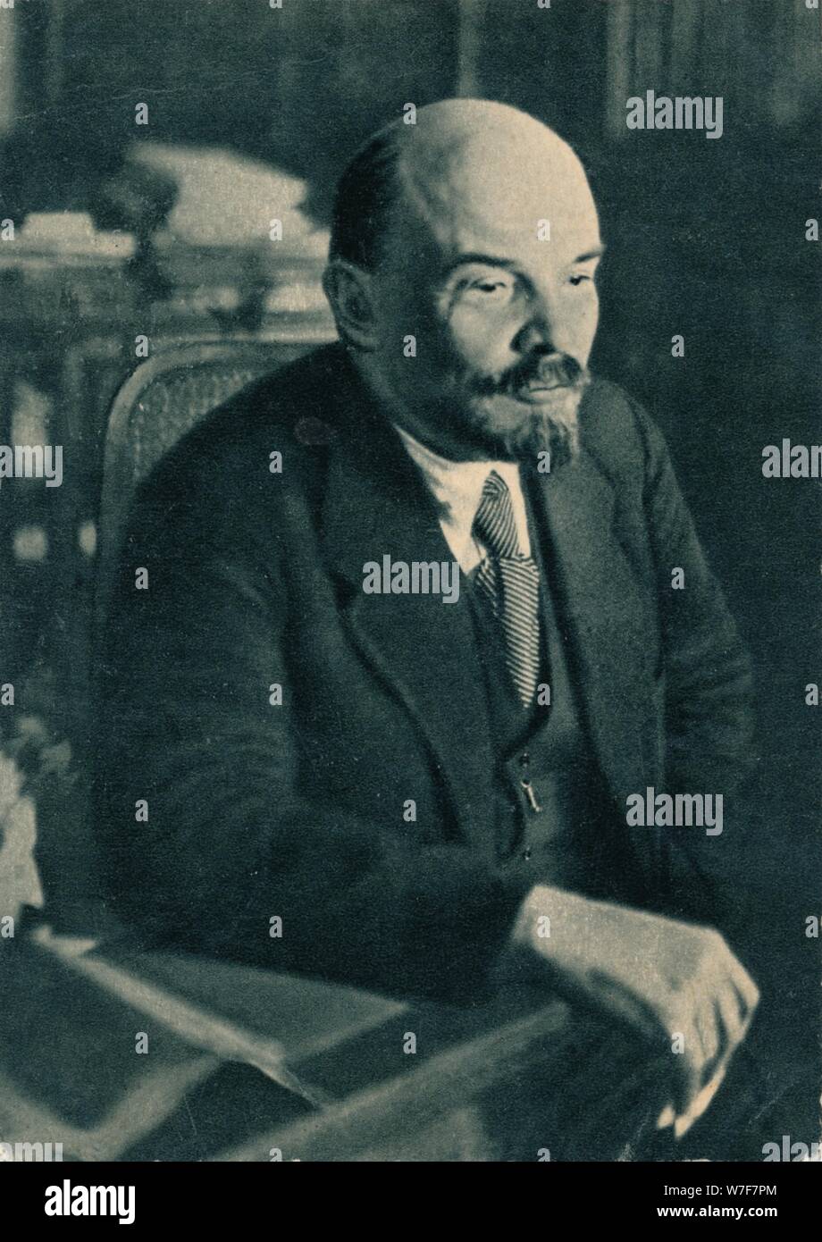'Vladimir Ilitch Lénine, le dirigeant bolchévique russe, le 28 novembre 1921." Artiste : Inconnu. Banque D'Images