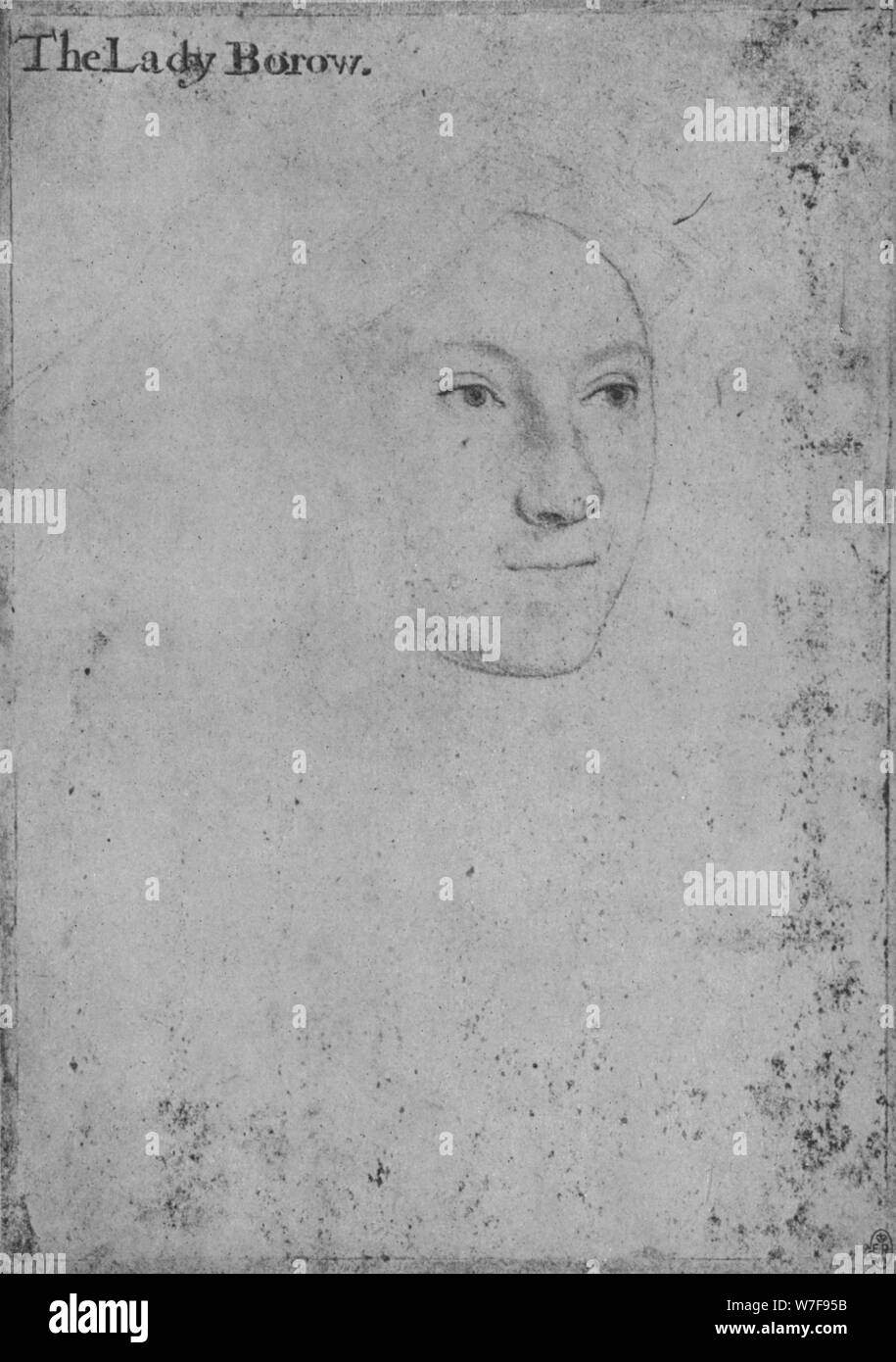 'Alice, Dame de Londres Borough', c1541 (1945). Artiste : Hans Holbein le Jeune. Banque D'Images