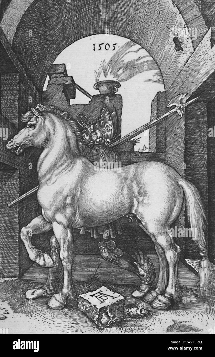 "Le Petit cheval", 1505, (1906). Artiste : Albrecht durer. Banque D'Images
