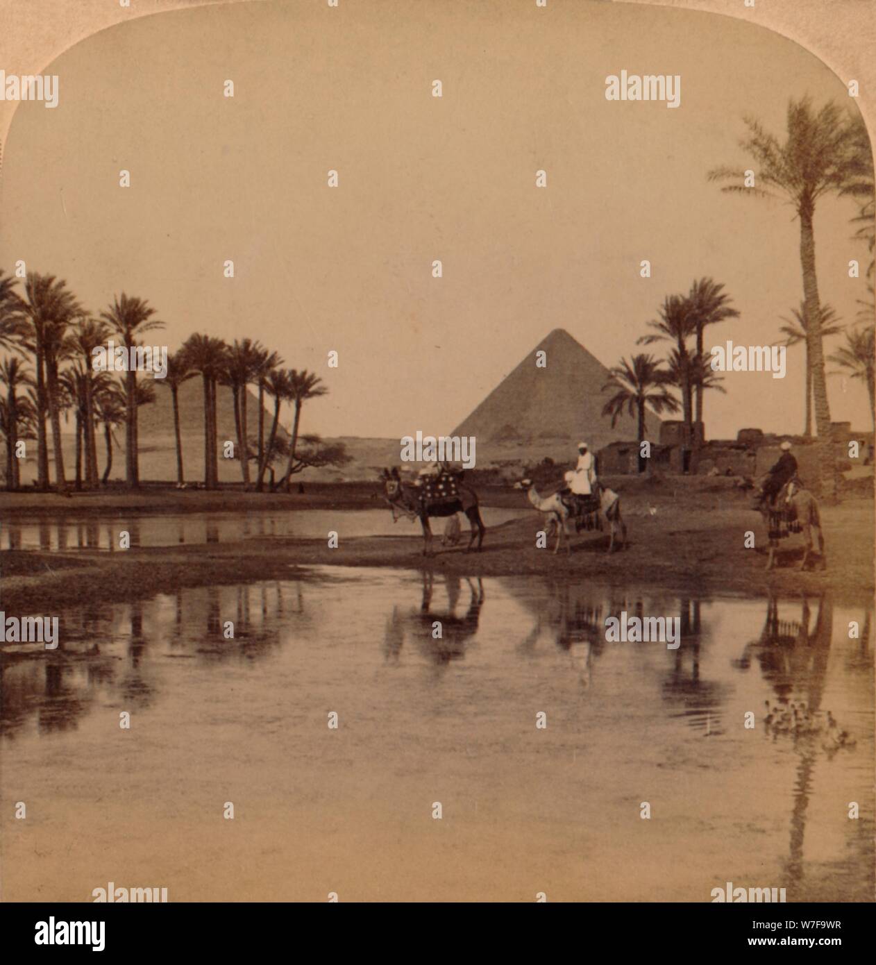 'La Vallée fertile de Cheops du Nil, l'Égypte', 1896. Artiste : Inconnu. Banque D'Images