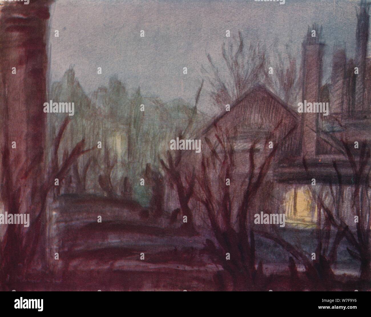 'Water-Color', 1926. Artiste : Robert Iwai. Banque D'Images