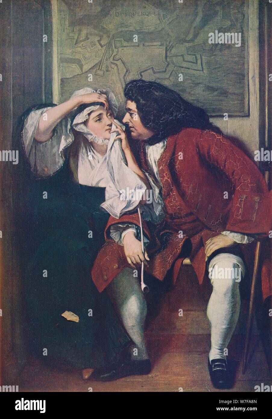 'Une scène de Tristram Shandy ('Oncle Toby et de la Veuve Wadman')', 1829-30, (c1915). Artiste : Charles Robert Leslie. Banque D'Images