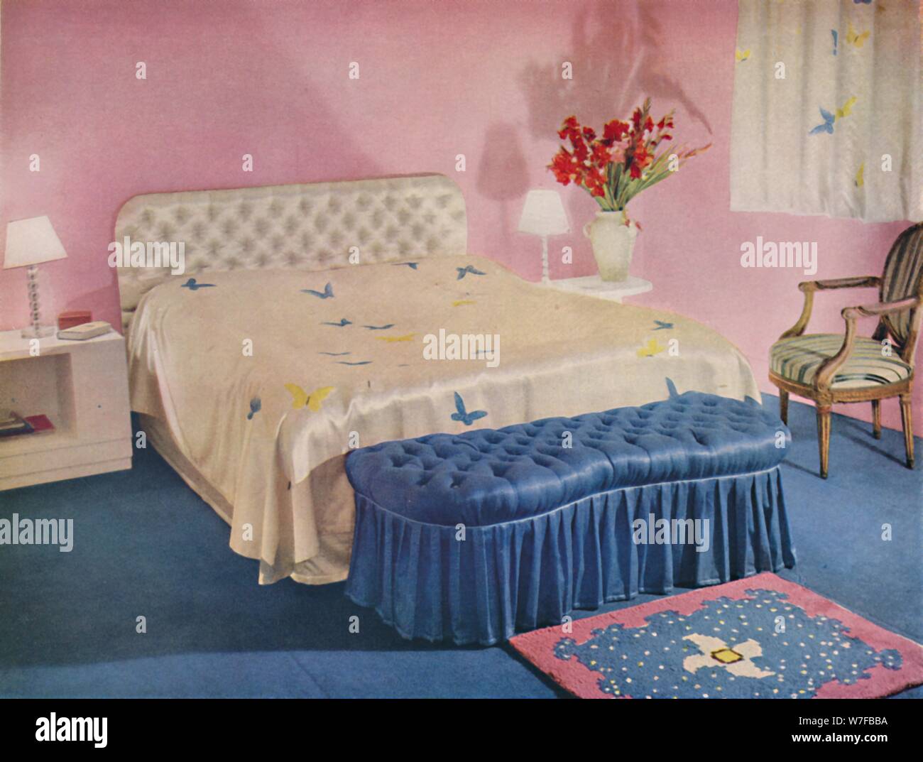 Chambre 'Conçu par Green et Abbott, Ltd.', 1939. Artiste : Inconnu. Banque D'Images