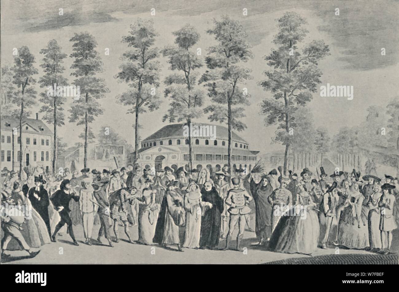 "Le Jubilé à Ranelagh Gardens, le 26 avril 1749', (1920). Artiste : Nathaniel Parr. Banque D'Images