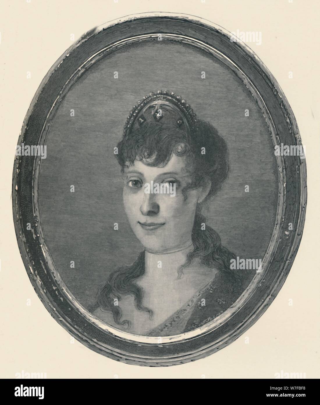 'Laetitia Ramolino - épouse de Carlo Buonaparte, mère de Napoléon Bonaparte", c1780, (1896). Artiste : Inconnu. Banque D'Images