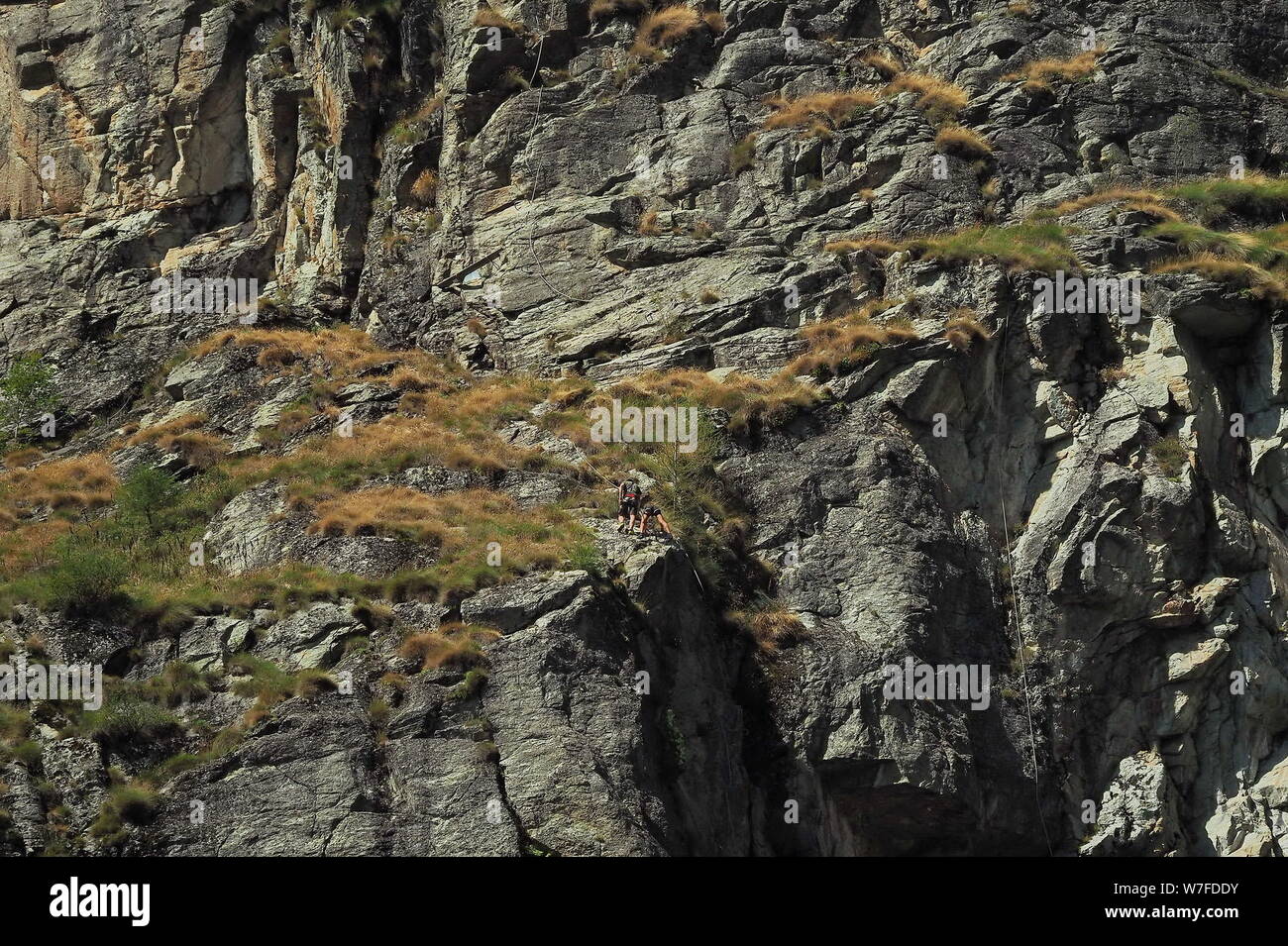 Gressoney Saint Jean paysage, Aoste, Italie. Banque D'Images