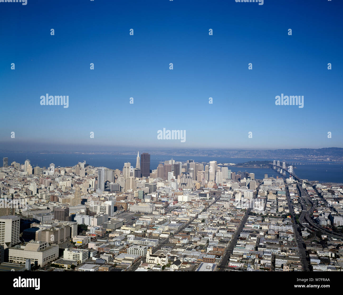 Vue aérienne de San Francisco, Californie Banque D'Images