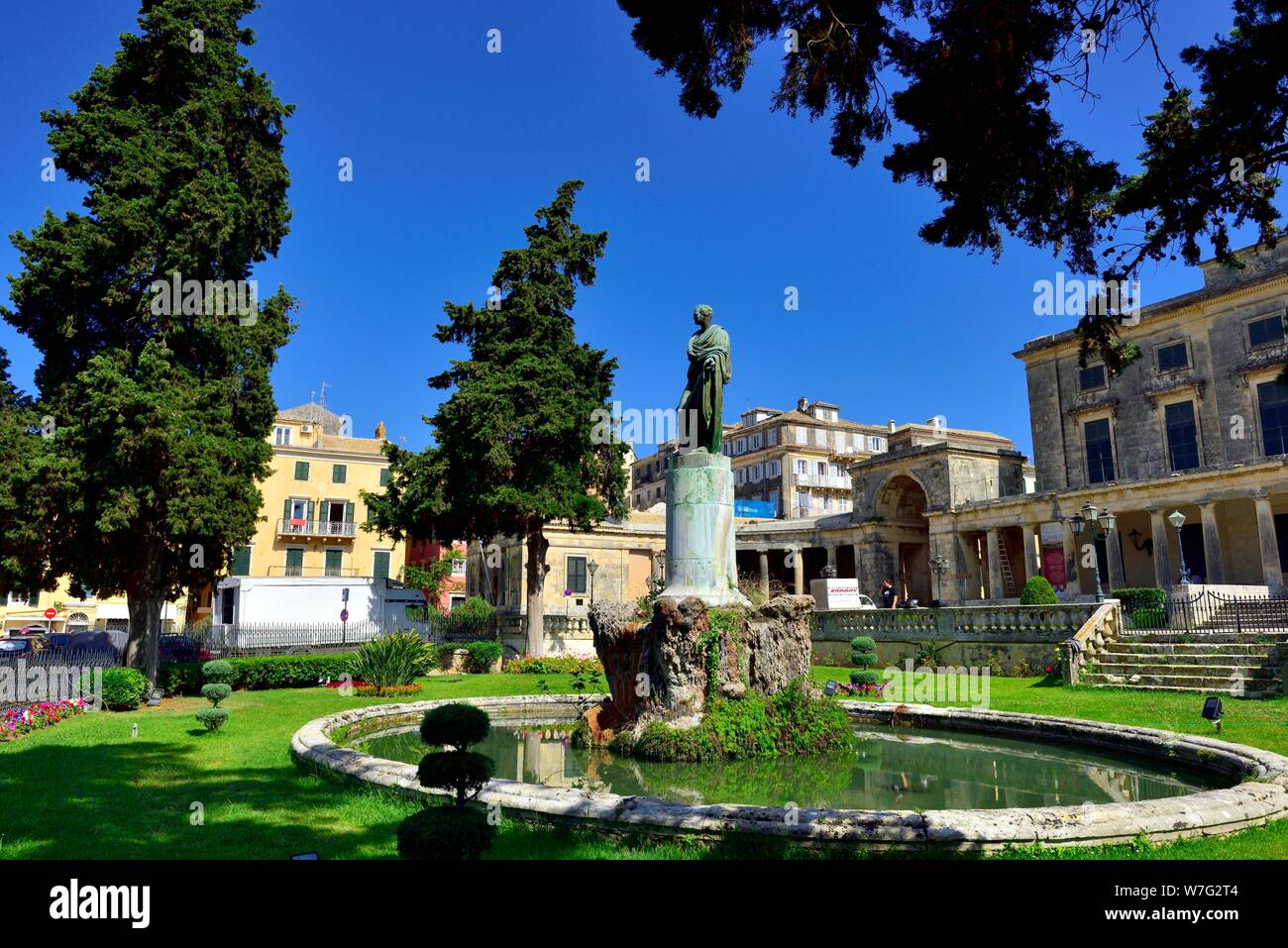Sir Thomas Maitland monument,Musée d'Art Asiatique, vieille ville de Corfou, Corfou, Corfou, Grèce, grec îles Ioniennes Banque D'Images