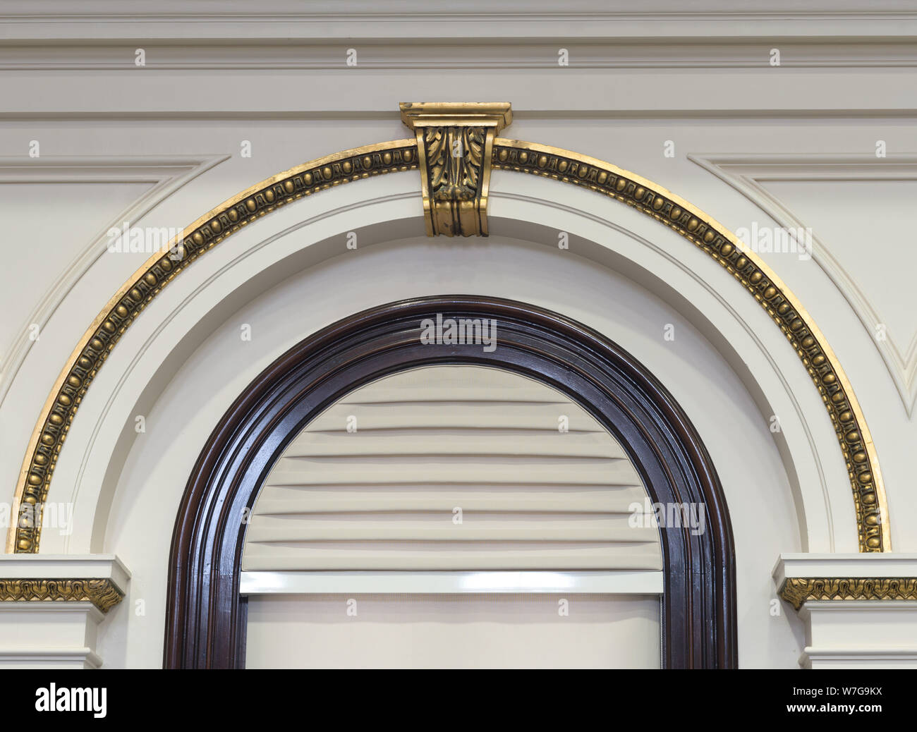 Les détails architecturaux. U.S. Custom House, Portland, Maine Banque D'Images