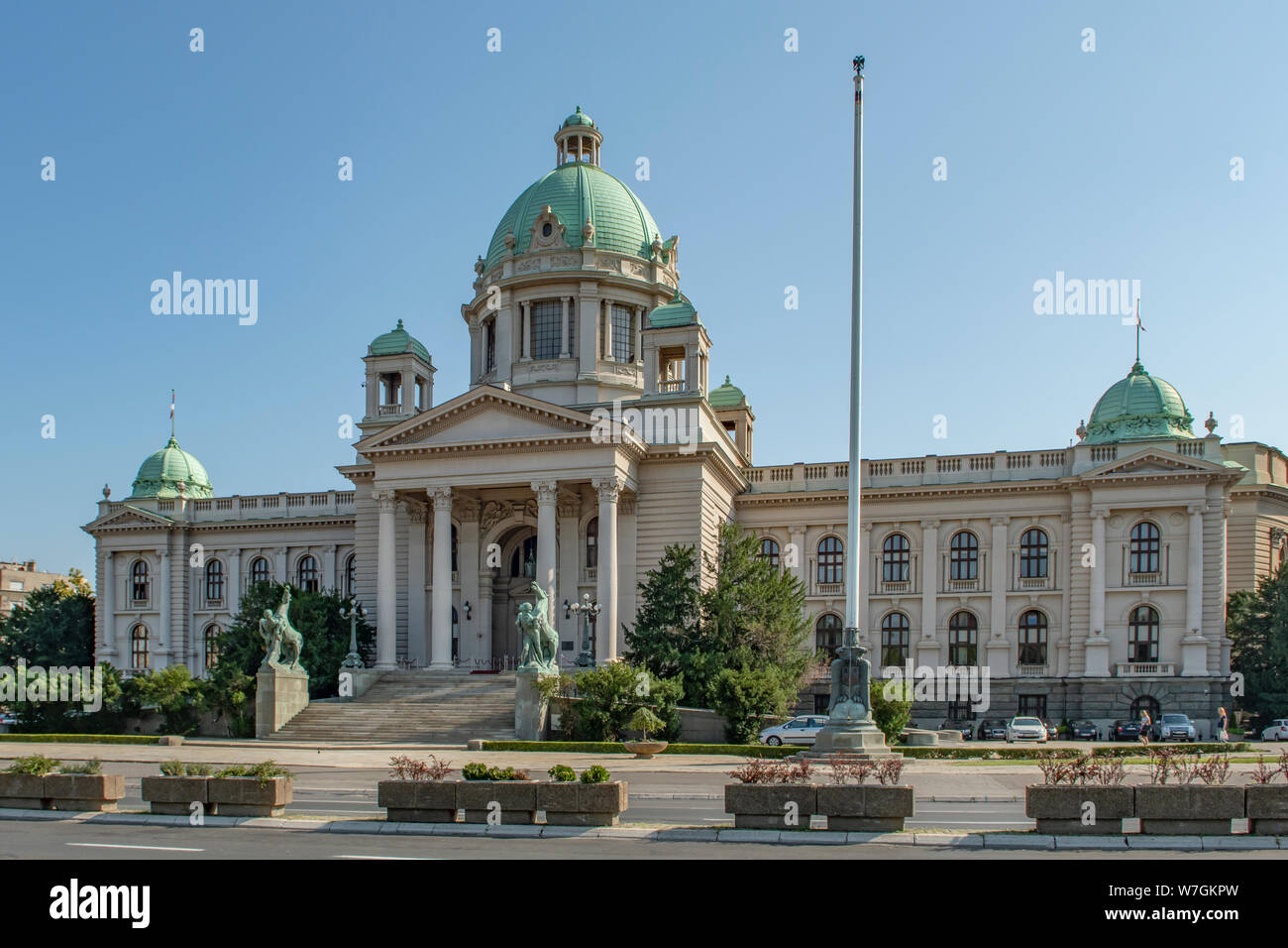 Bâtiment de l'Assemblée nationale, Belgrade, Serbie Banque D'Images