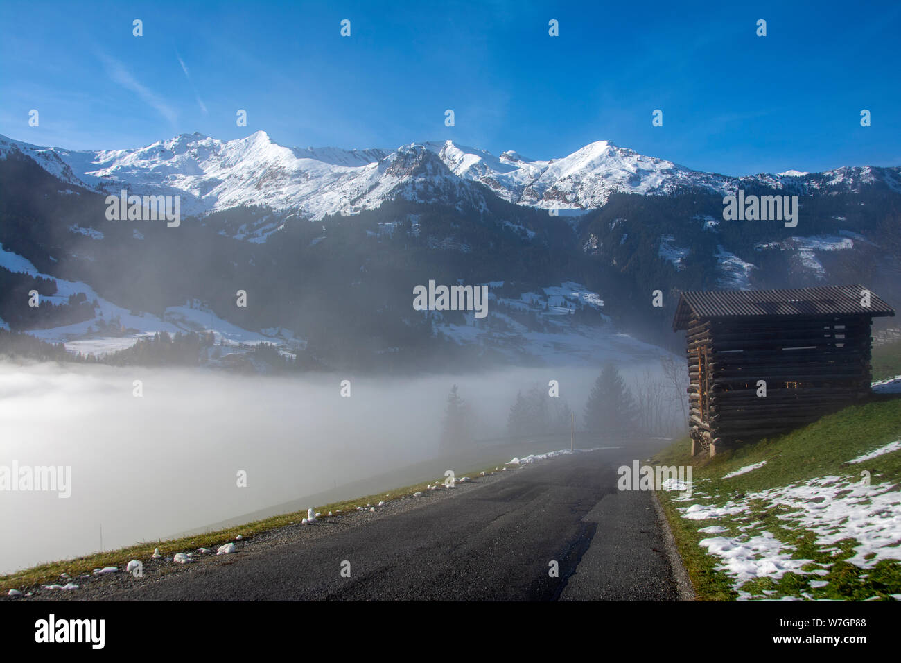 Winter Wonderland gastein Banque D'Images