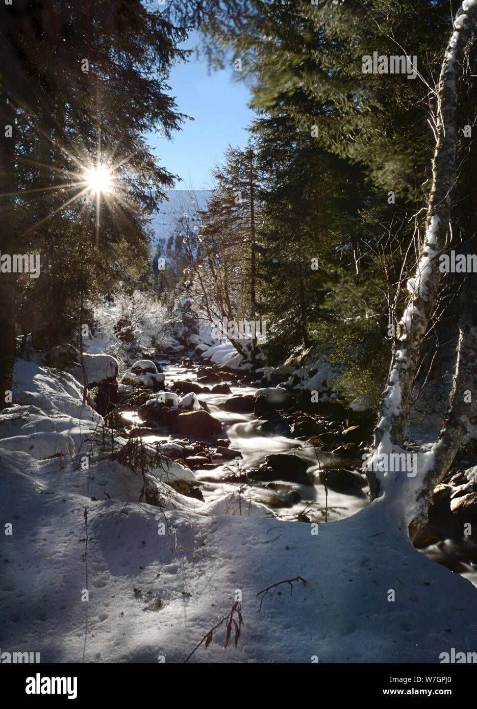 Winter Wonderland gastein Banque D'Images