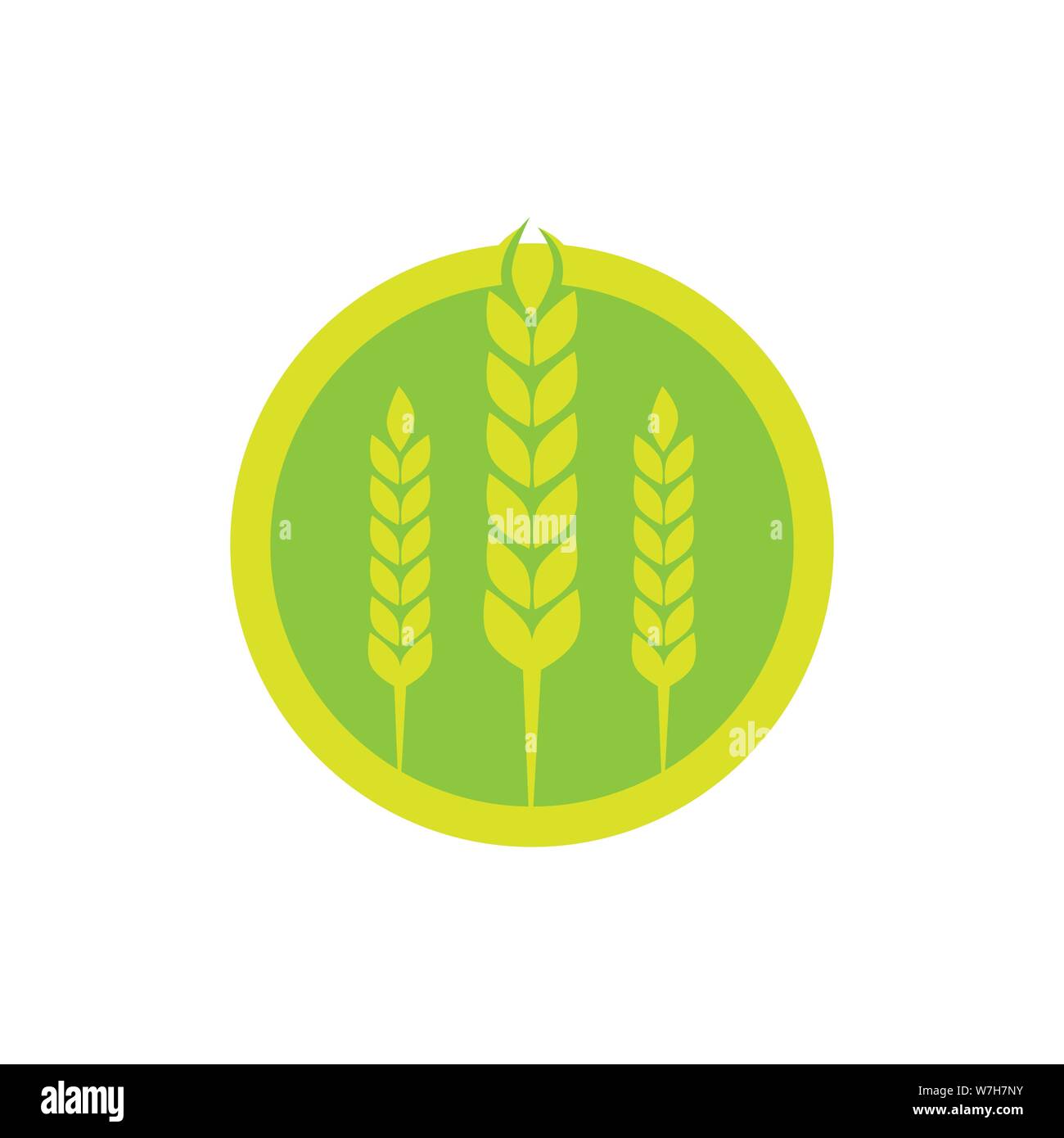 L'agriculture et de l'agriculture blé modèle de conception de logo vector illustration Illustration de Vecteur