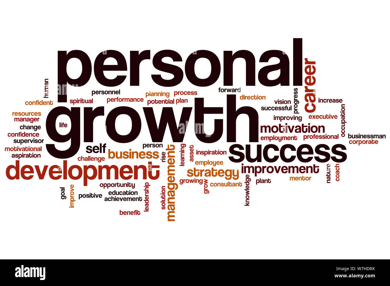 La croissance personnelle mot concept cloud Banque D'Images La croissance personnelle mot concept cloud Banque D'Images