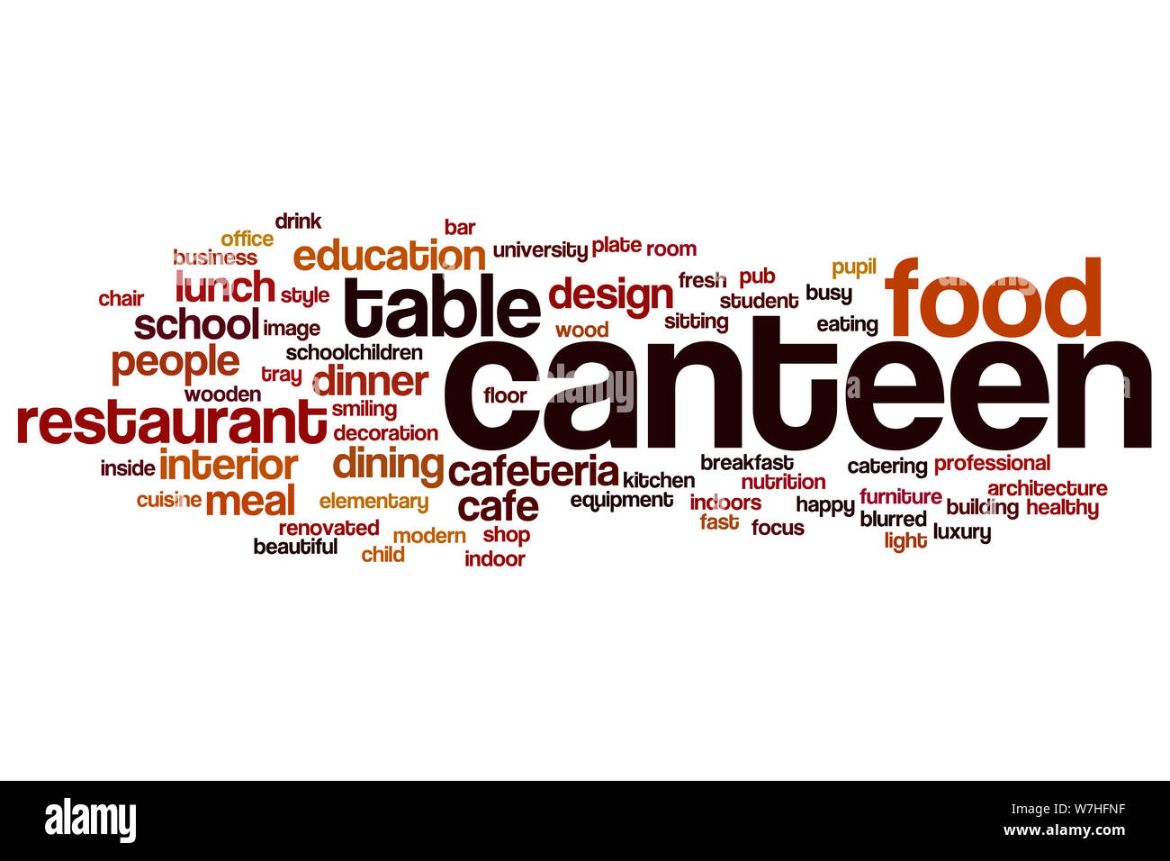 Fast food word cloud concept Banque de photographies et d’images à