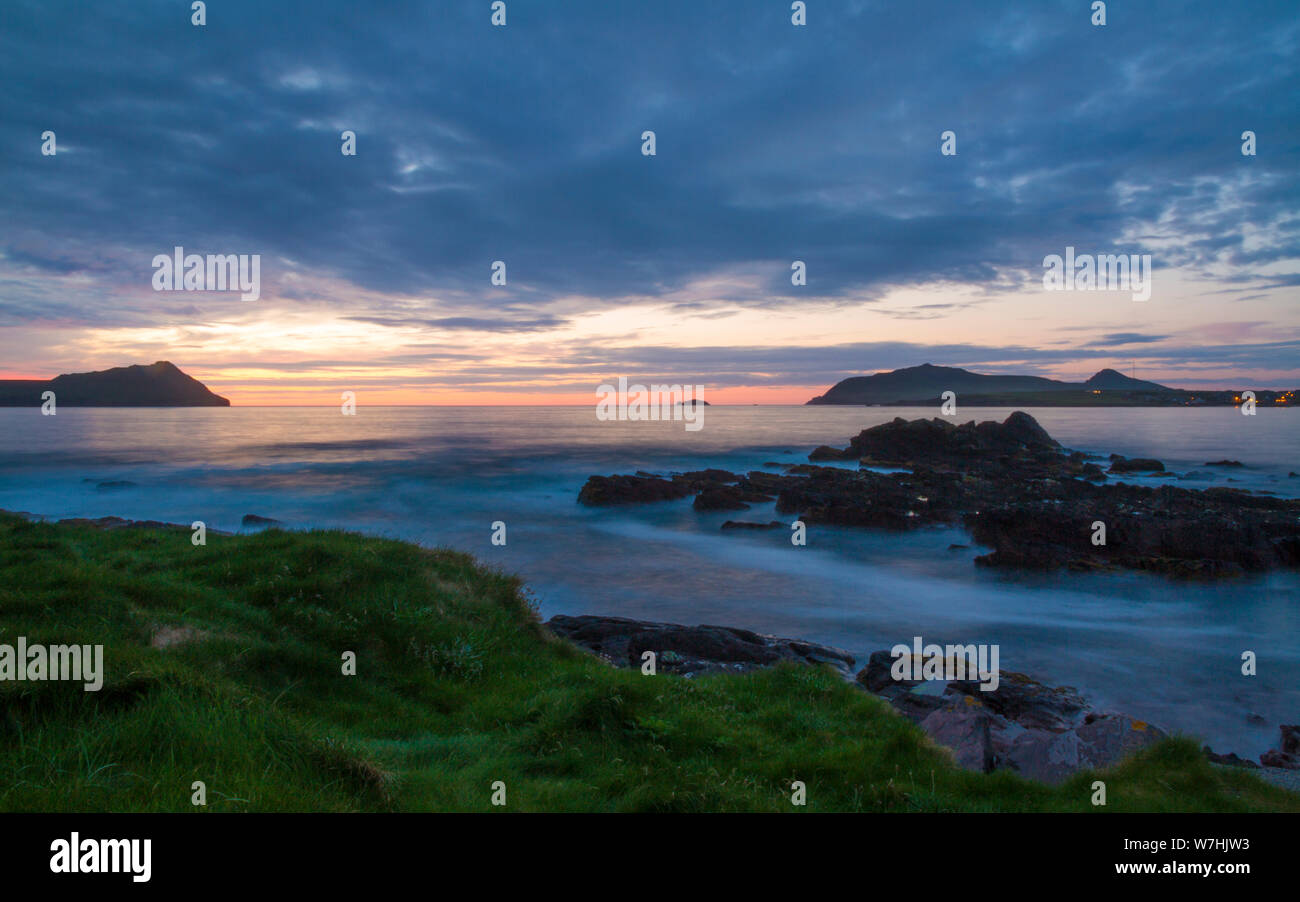 L'exposition de l'ampoule à la côte de la péninsule de Dingle, Co Kerry, Ireland Banque D'Images