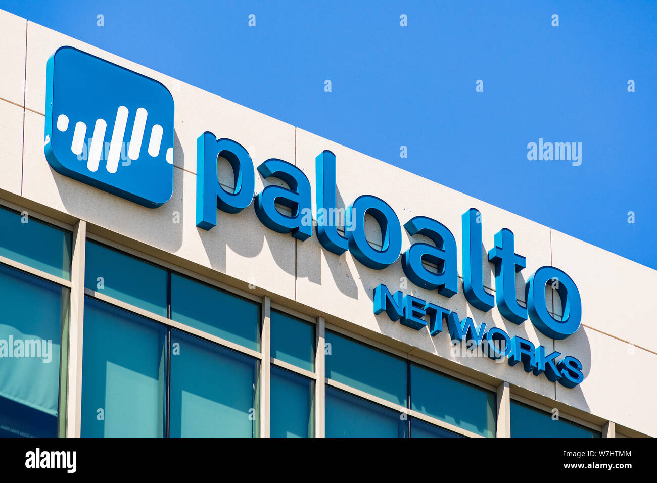 Juillet 29, 2019 Santa Clara / CA / USA - Palo Alto Networks siège la signalisation ; Palo Alto Networks, Inc. est une multinationale américaine cybersécurité c Banque D'Images