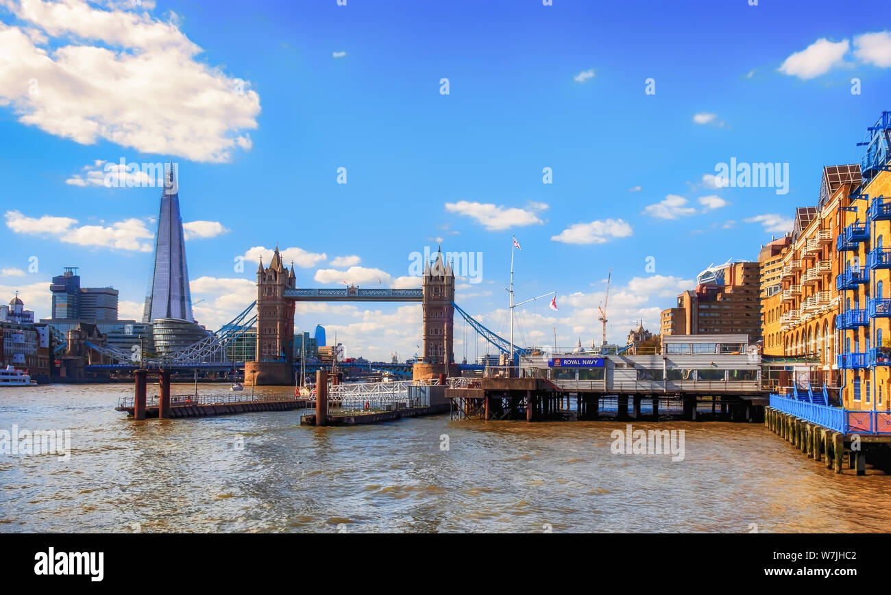 London, UK, Sept 2018, Paris landmarks bâtiments autour de la rivière Thames Banque D'Images