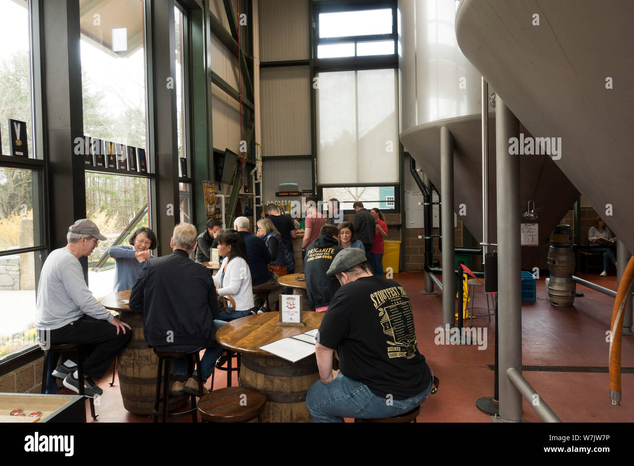 Smuttynose Brewing Company à Hampton NH Banque D'Images