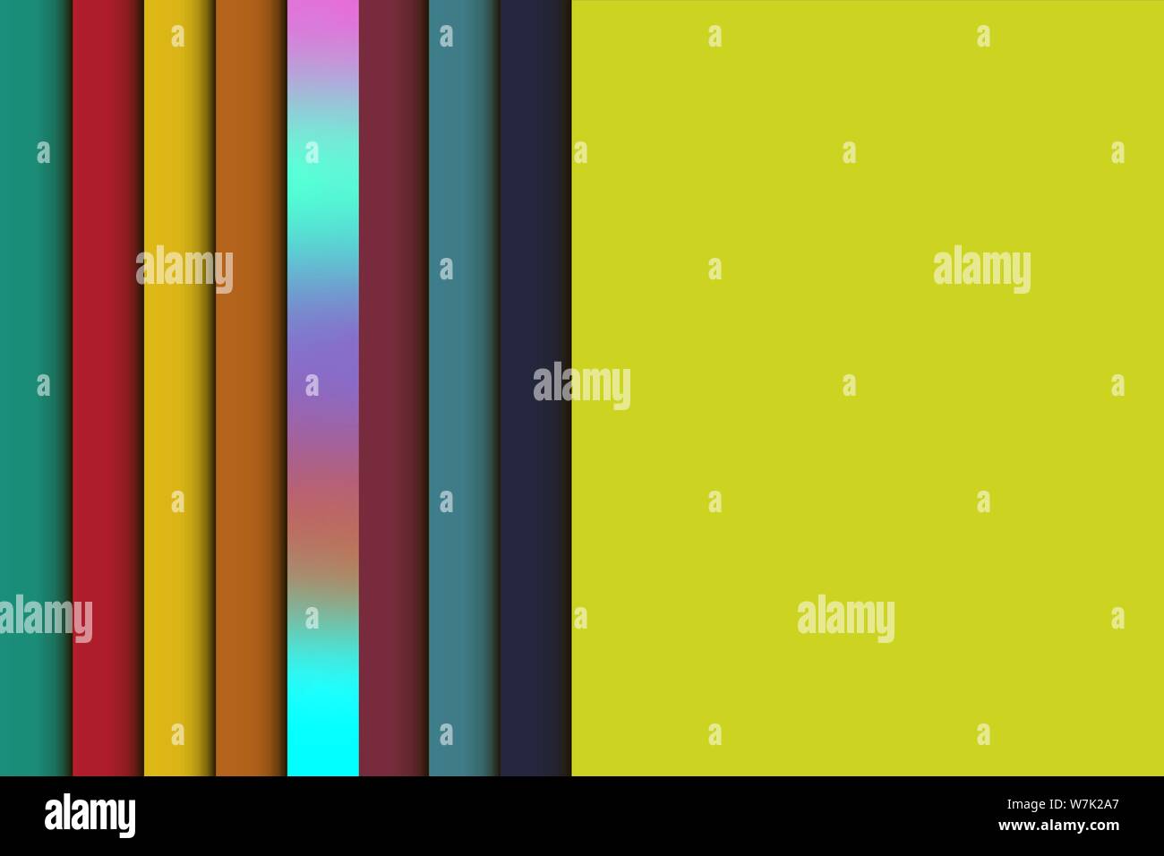 Avec rayures multicolores verticale du vecteur gradient. Multicolor. Illustration de Vecteur
