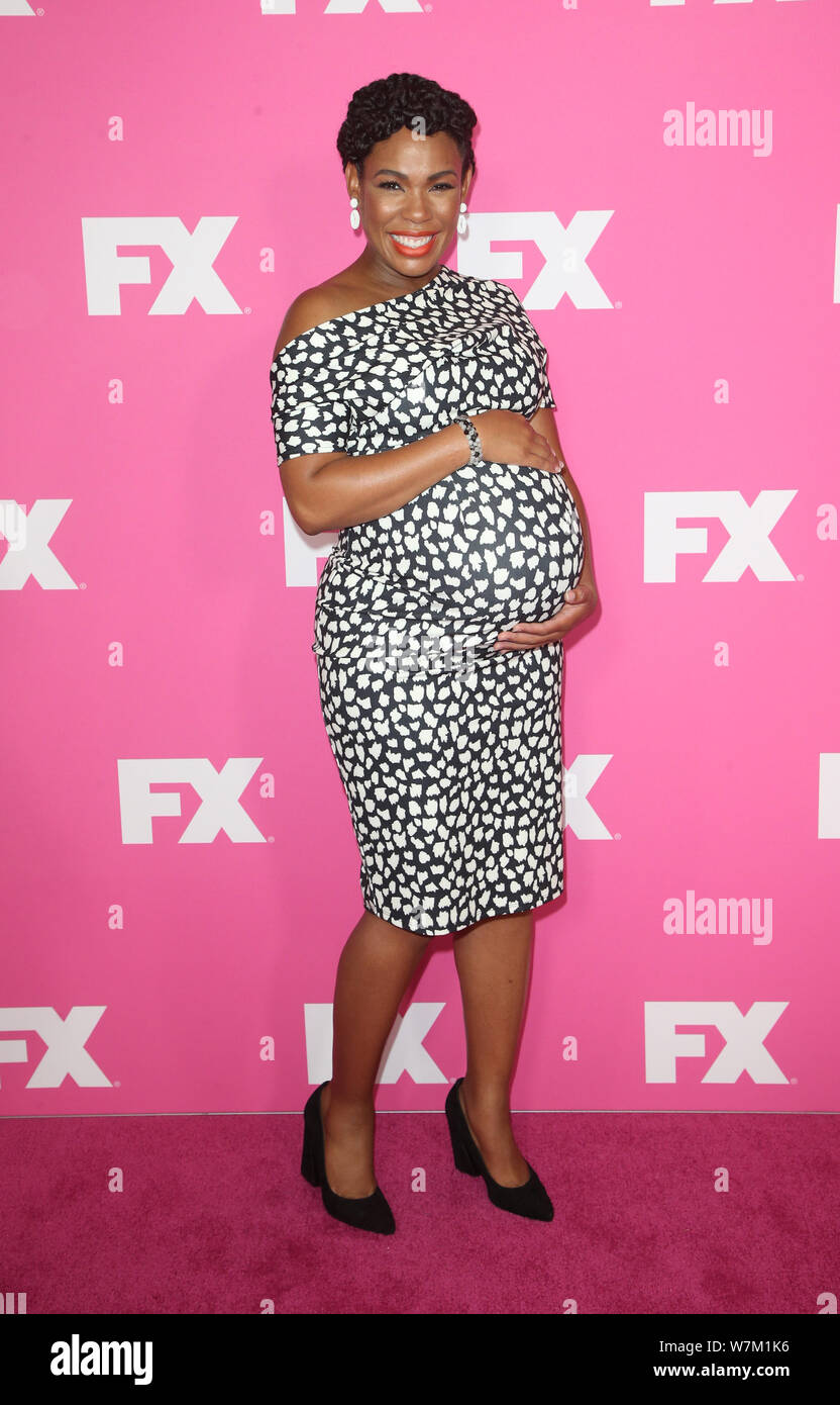 Los Angeles, Californie, USA. Le 06 août, 2019. Angela Lewis, assiste à l'effet FX Networks Starwalk Tapis Rouge à TCA au Beverly Hilton Hotel sur août 06, 2019 à Beverly Hills, Californie. Credit : Faye Sadou/media/Alamy Punch Live News Banque D'Images