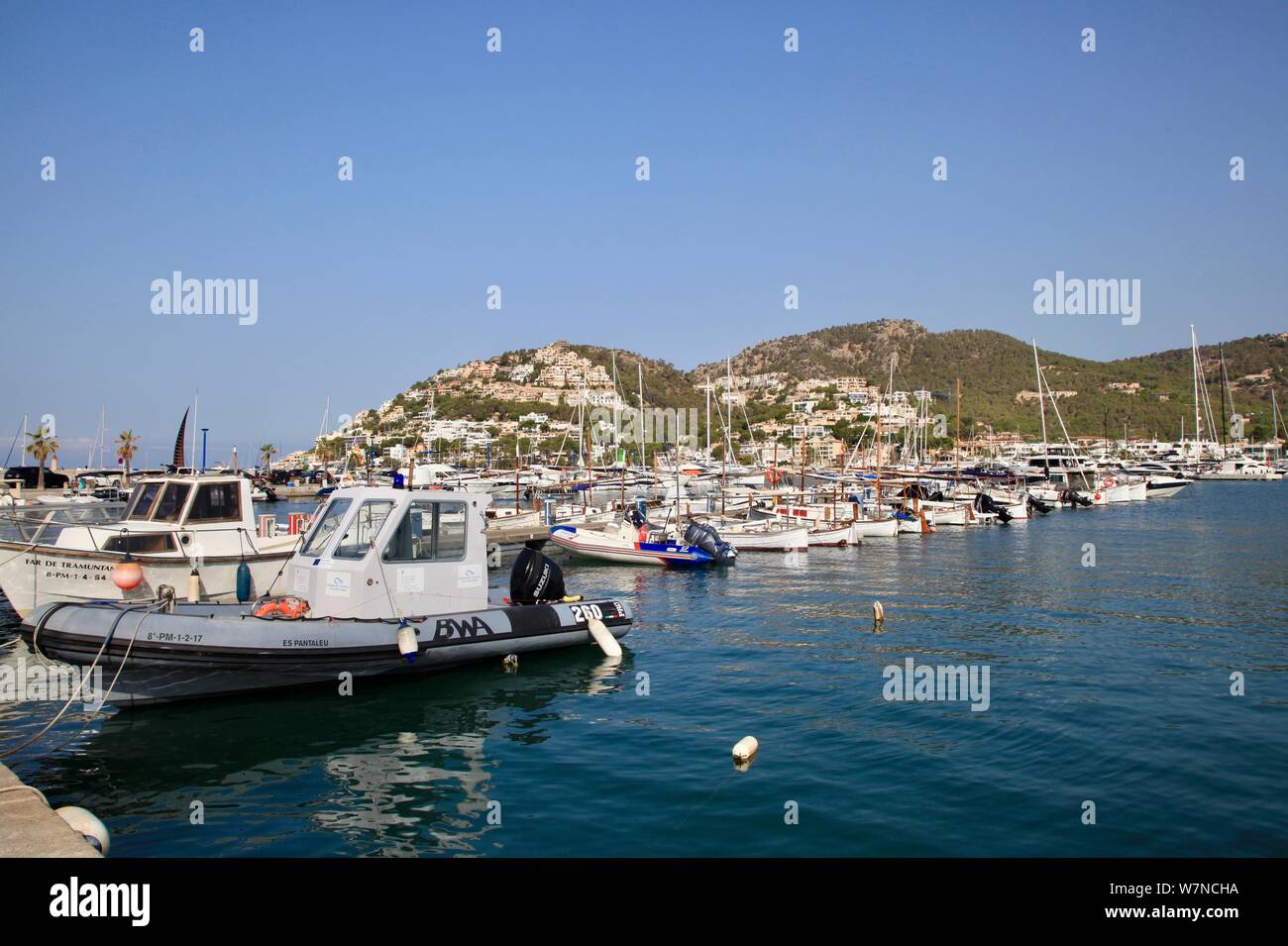 Août 2019 matin à Port Andratx, Mallorca Banque D'Images