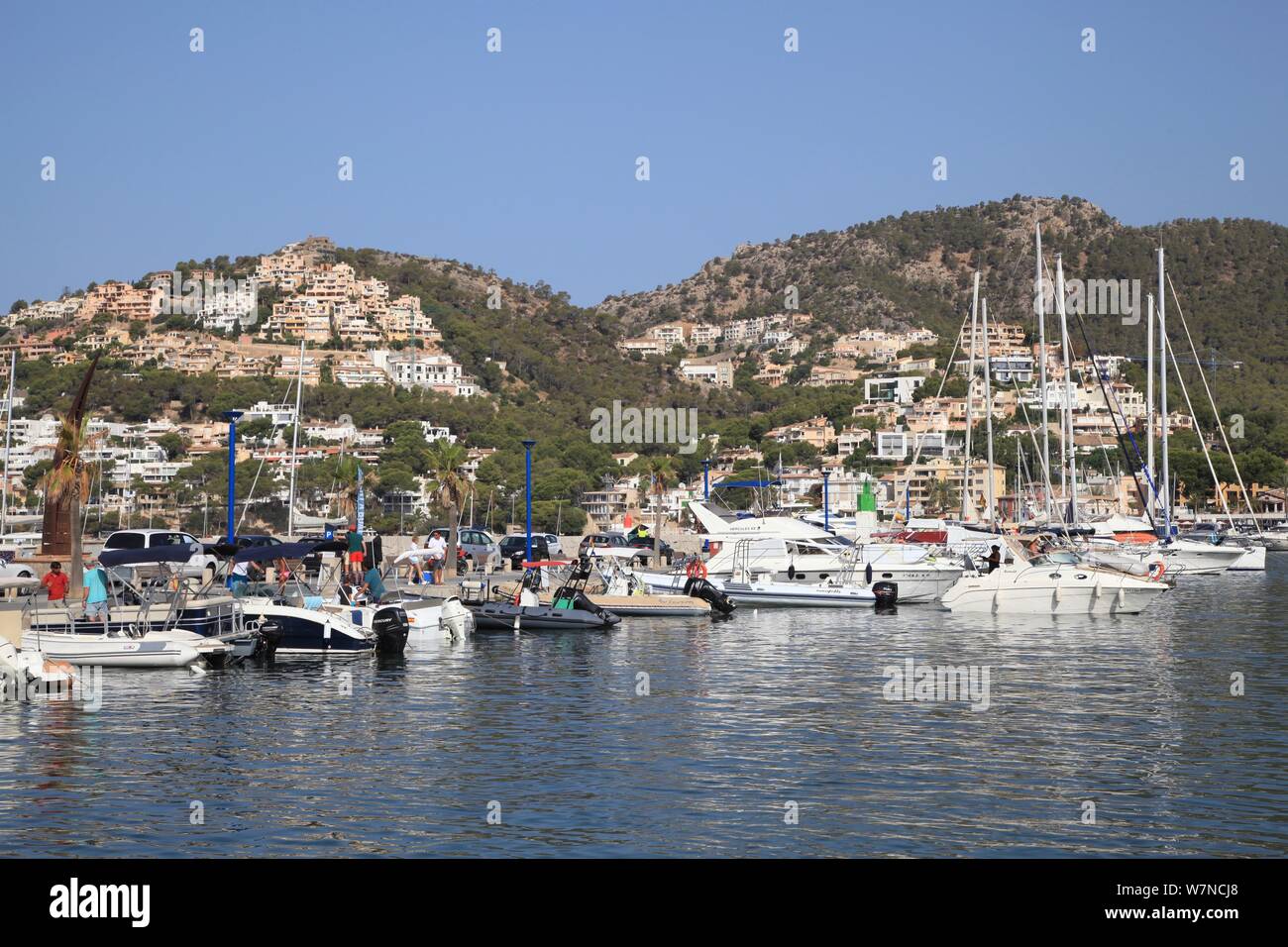 Août 2019 matin à Port Andratx, Mallorca Banque D'Images