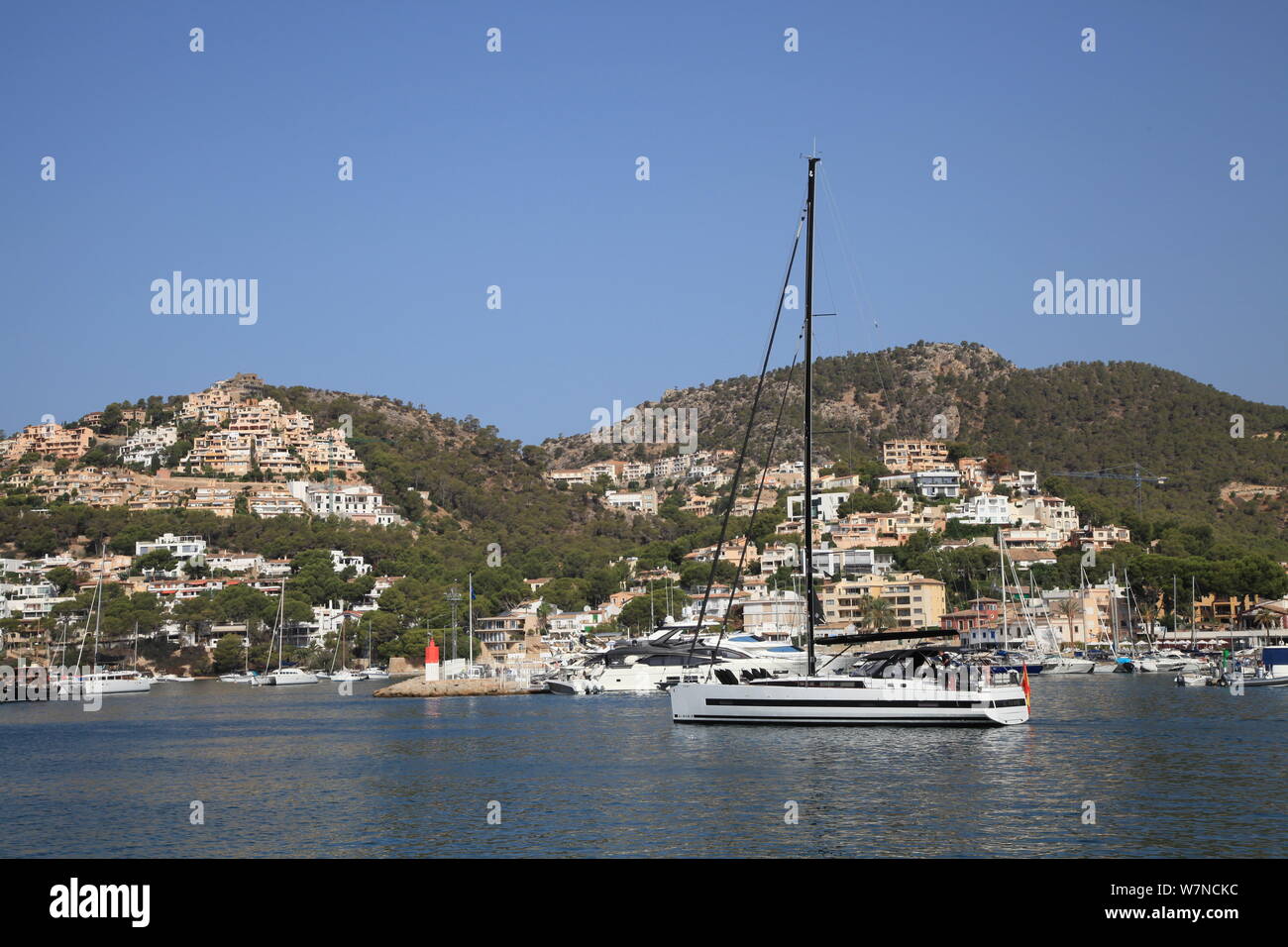 Août 2019 matin à Port Andratx, Mallorca Banque D'Images