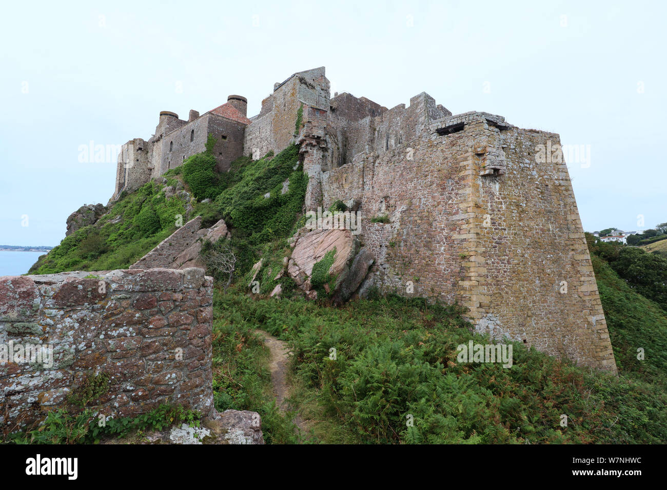 Château Mont Orgueil, Jersey, Channel Islands, Royaume-Uni, le 04 août 2019, photo de Richard Goldschmidt Banque D'Images Château Mont Orgueil, Jersey, Channel Islands, Royaume-Uni, le 04 août 2019, photo de Richard Goldschmidt Banque D'Images