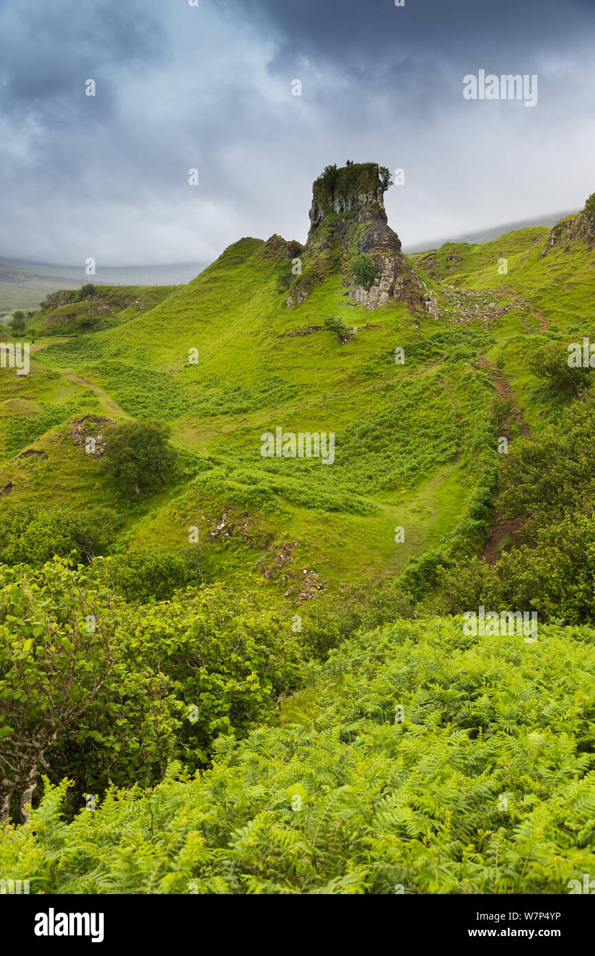 Fairy Glen, à l'île de Sky, UK Banque D'Images