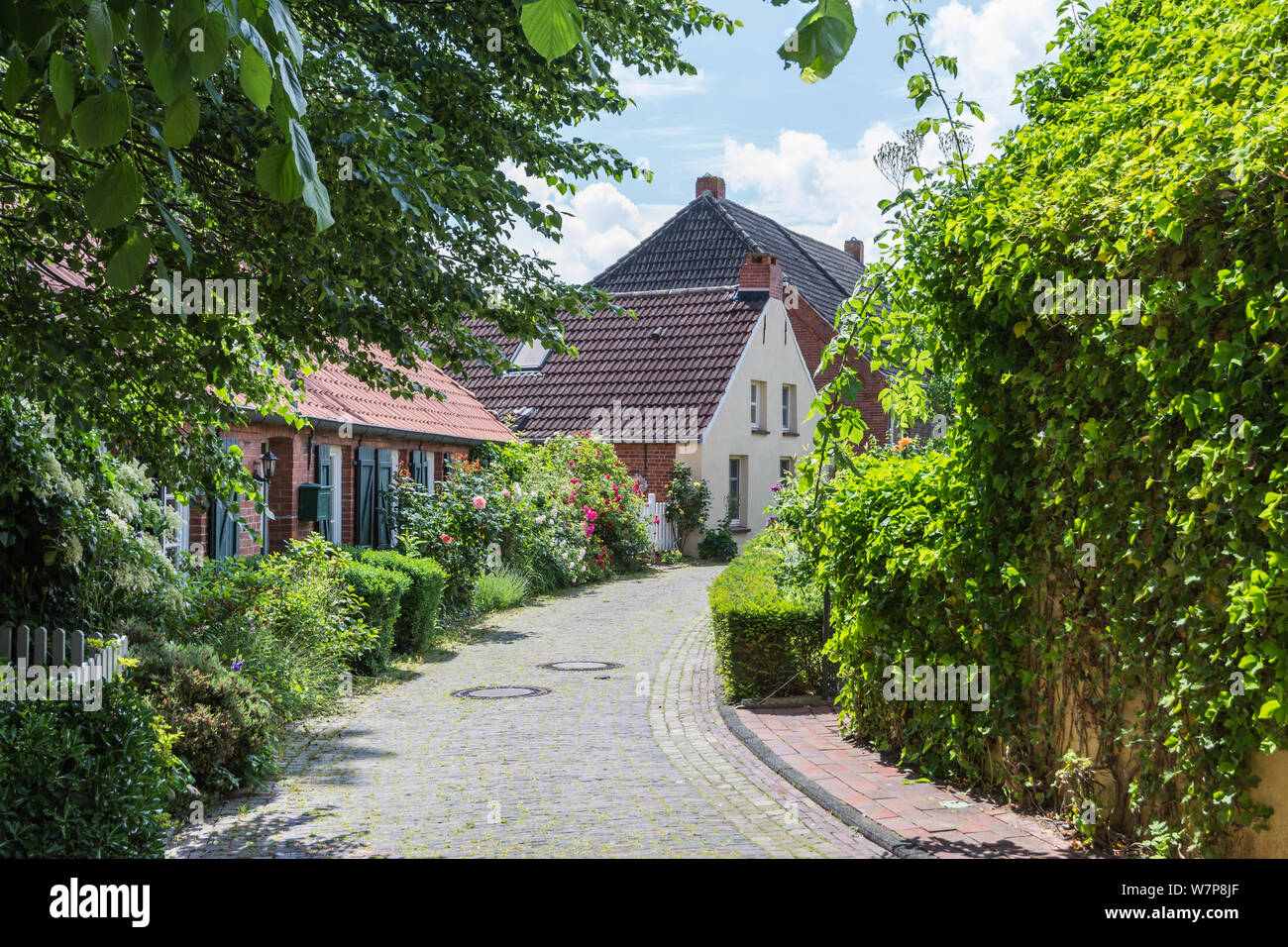 Rysum, Frise orientale, Krummhörn, Basse-Saxe, Allemagne Banque D'Images