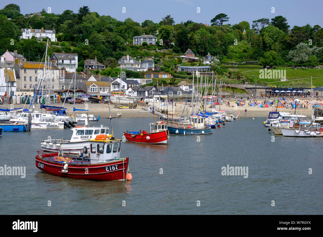 La baie de Lyme Lyme Regis Dorset Angleterre Banque D'Images