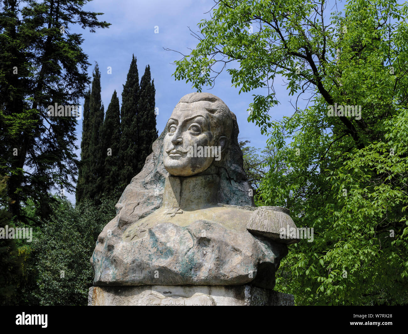 Park Musée Alexandre dans Tschawtschawadse Zinandali - bei Tsinandali Telawi, Kachetien-Kacheti, Georgien, Europa Park et musée Alexandre Tschawt Banque D'Images
