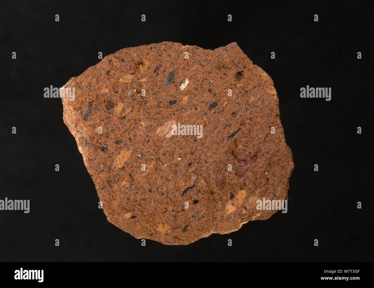 Ignimbrite de Zacatecas, au Mexique. Une ignimbrite est le dépôt d'un courant de densité pyroclastiques, ou coulée pyroclastique. Banque D'Images