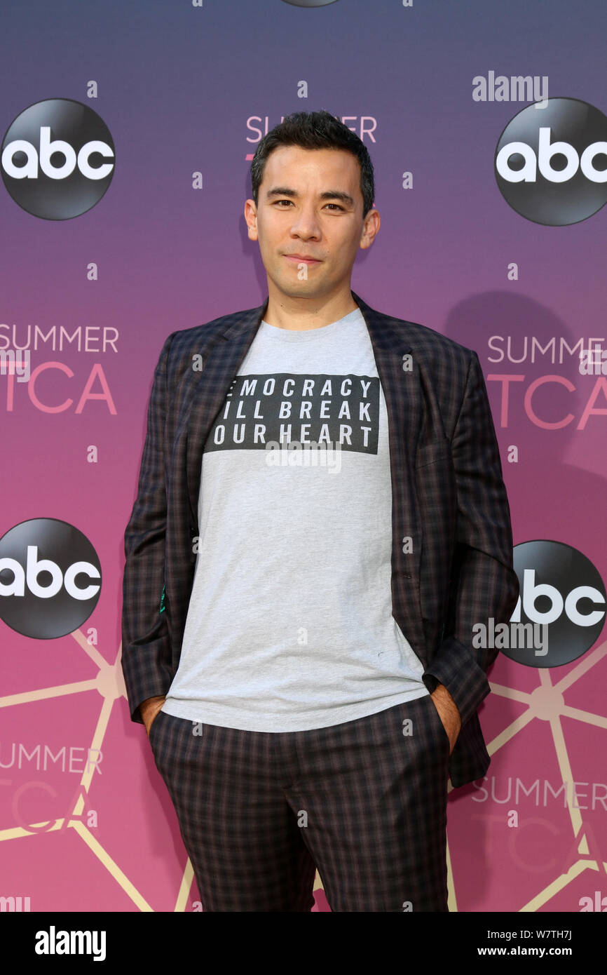 5 août 2019, West Hollywood, CA, USA : LOS ANGELES - AUG 15 : Conrad Ricamora à l'ABC de l'été partie à l'All-Star TCA SOHO House le 15 août 2019 à West Hollywood, CA (crédit Image : © Kay Blake/Zuma sur le fil) Banque D'Images