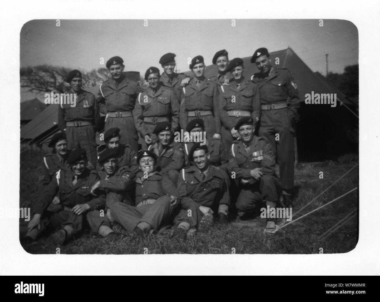 517 ALA TA Artillerie royale au camp d'entraînement annuel 1955 Banque D'Images