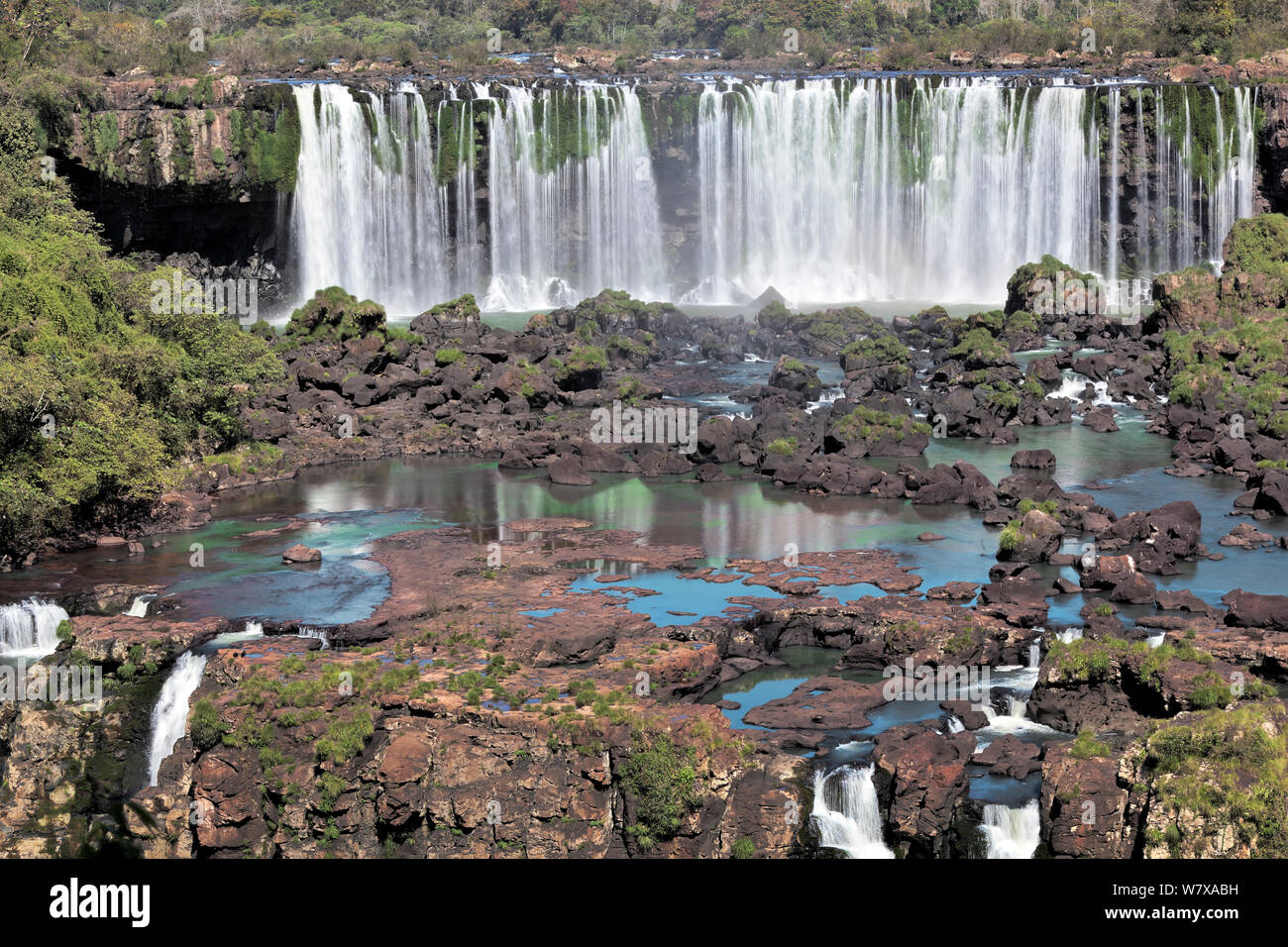 Salto Rivadavia, chutes d'Iguaçu, Brésil/Argentine. Septembre 2010. Banque D'Images