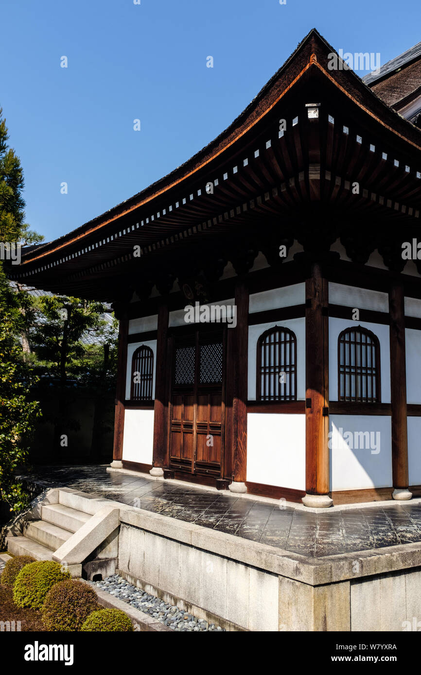 Monastère Zen traditionnel japonais à Kyoto Banque D'Images