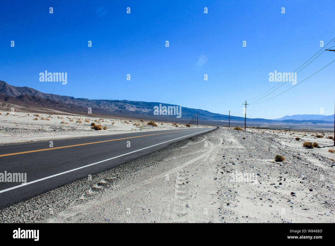 Paysage dans la Death Valley National Park, California, USA Banque D'Images