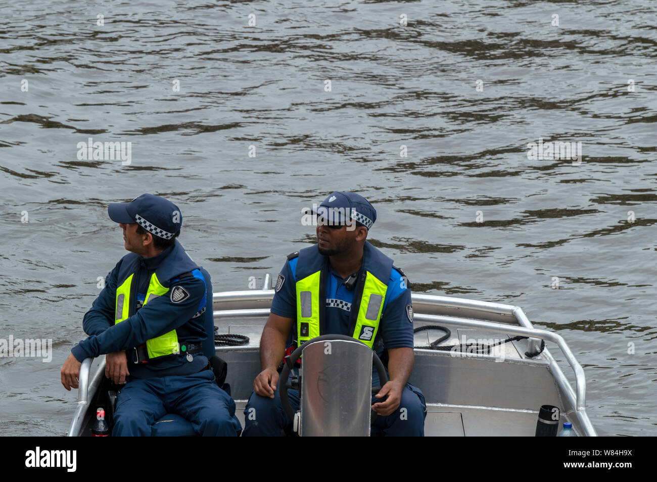 Handhaving au travail à la gaypride Amsterdam The Netherlands 2019 Banque D'Images