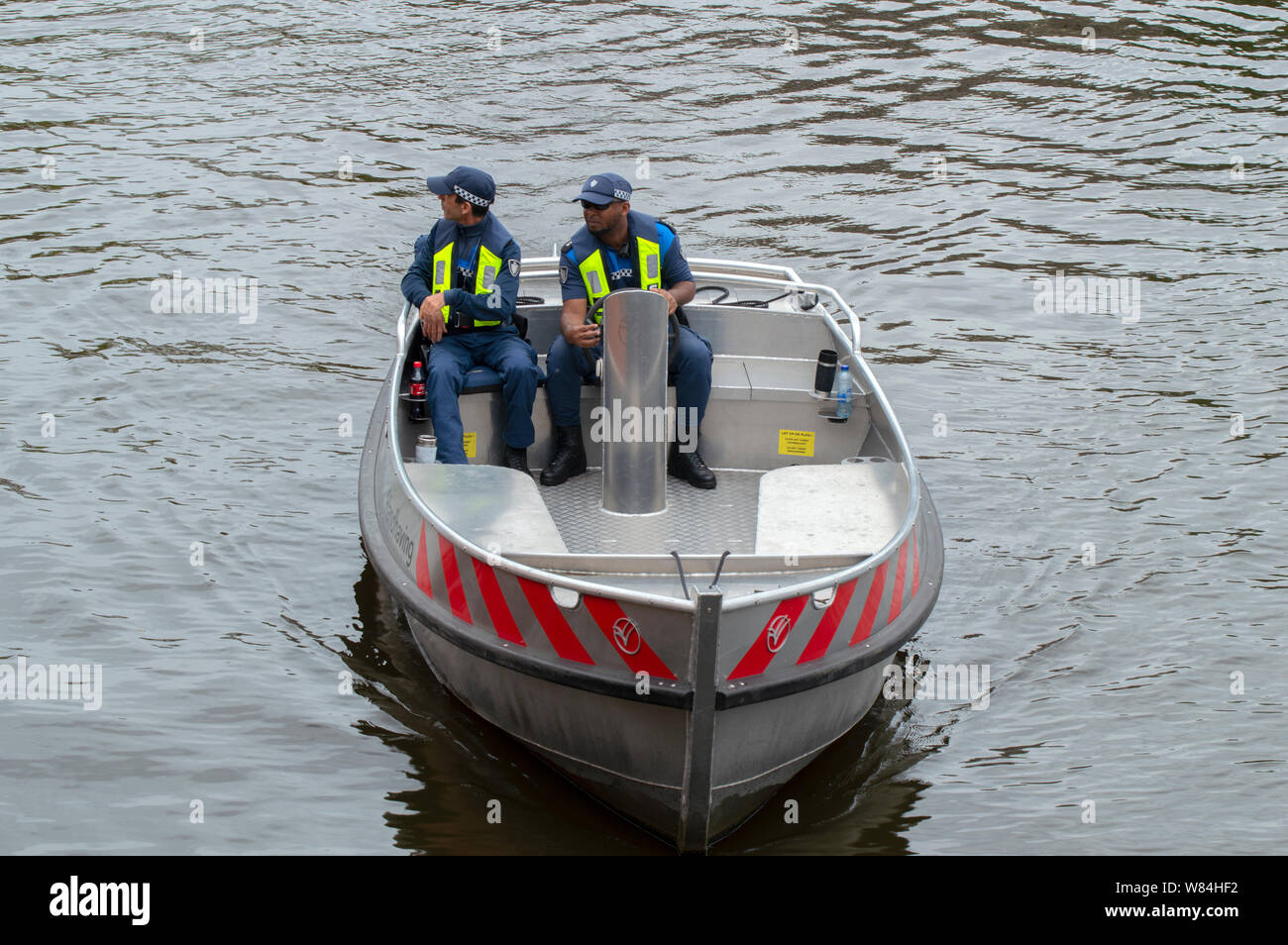 Handhaving au travail à la gaypride Amsterdam The Netherlands 2019 Banque D'Images