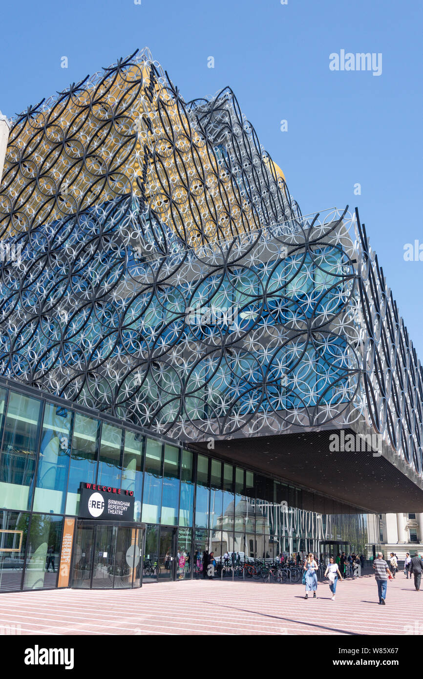 La Bibliothèque de Birmingham, Cententary Square, Birmingham, West Midlands, England, United Kingdom Banque D'Images